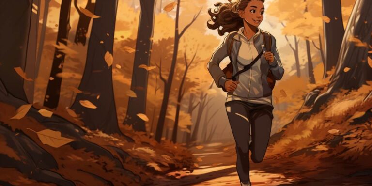 Strój do biegania jesienią